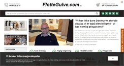 Desktop Screenshot of flottegulve.com