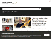 Tablet Screenshot of flottegulve.dk